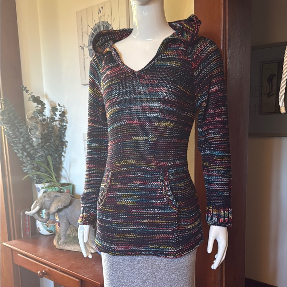 NWT Eddie Bauer size small Multicolor Knit Women's Sweater